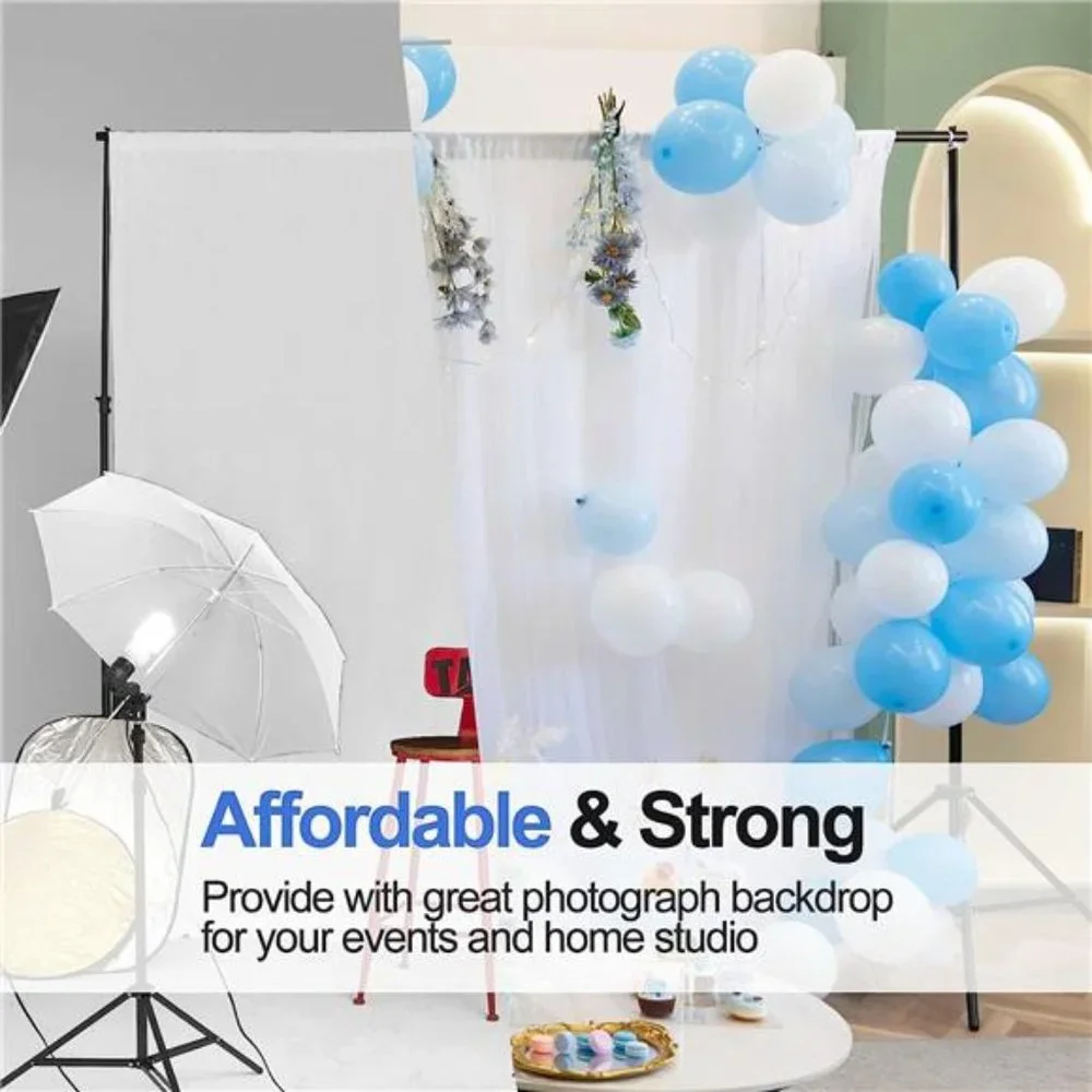 Backdrop Stand 10x7ft(WxH) Photo Studio Adjustable Background Stand Support Kit